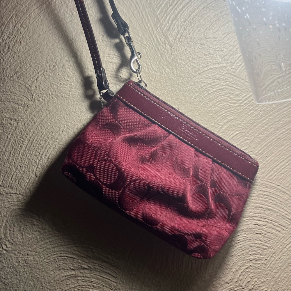 Vintage Coach Wristlet